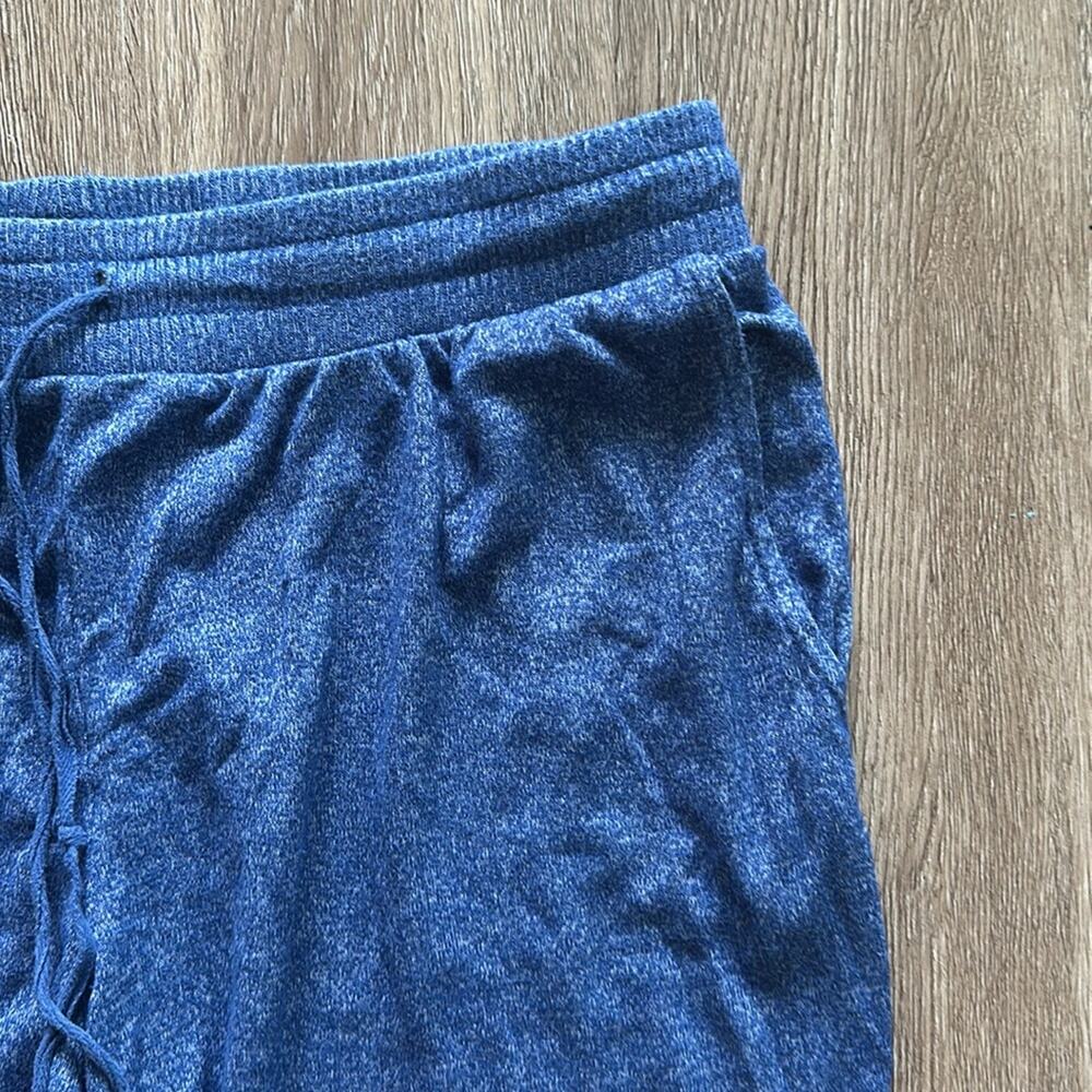 Natori Jogger Pajama Pants Heathered Blue Size XL Pull On - Picture 3 of 5